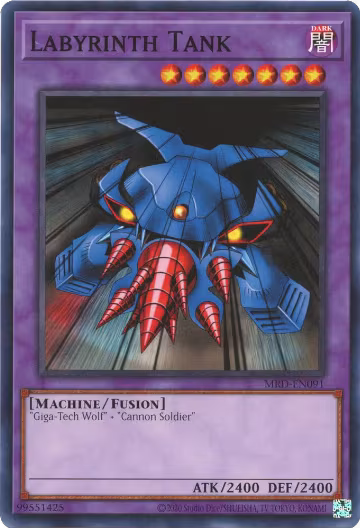 Labyrinth Tank (MRD-EN091), Metal Raiders (25th Anniversary Edition) — Yu-Gi-Oh! card price