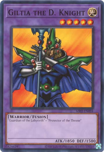 Giltia the D. Knight (MRD-EN094), Metal Raiders (25th Anniversary Edition) — Yu-Gi-Oh! card price