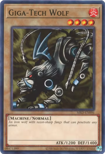 Giga-Tech Wolf (MRD-EN096), Metal Raiders (25th Anniversary Edition) — Yu-Gi-Oh! card price