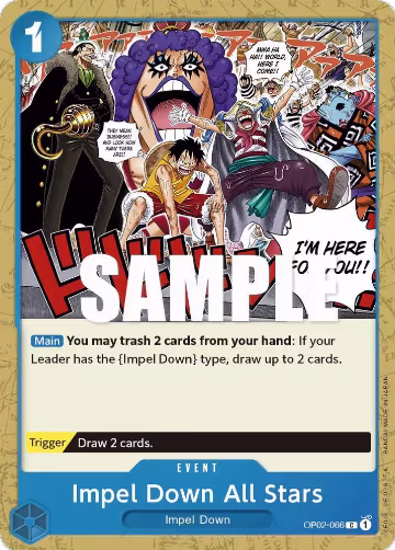 Impel Down All Stars (OP02-066), Paramount War — One Piece card price