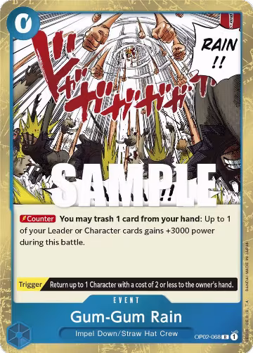 Gum-Gum Rain (OP02-068), Paramount War — One Piece card price