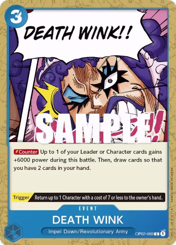 DEATH WINK (OP02-069), Paramount War — One Piece card price