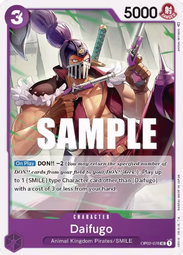 Daifugo (OP02-078), Paramount War — One Piece card price