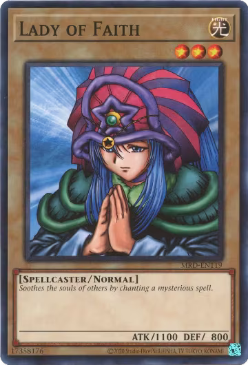 Lady of Faith (MRD-EN119), Metal Raiders (25th Anniversary Edition) — Yu-Gi-Oh! card price