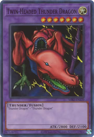 Twin-Headed Thunder Dragon (MRD-EN120), Metal Raiders (25th Anniversary Edition) — Yu-Gi-Oh! card price