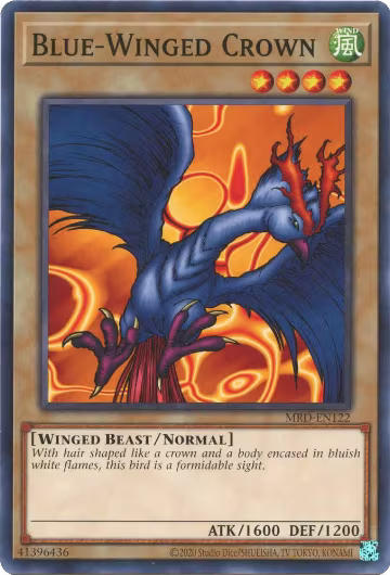 Blue-Winged Crown (MRD-EN122), Metal Raiders (25th Anniversary Edition) — Yu-Gi-Oh! card price