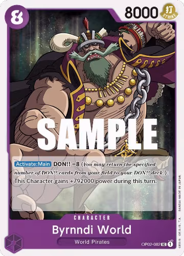 Byrnndi World (OP02-082), Paramount War — One Piece card price