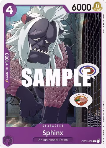 Sphinx (OP02-088), Paramount War — One Piece card price
