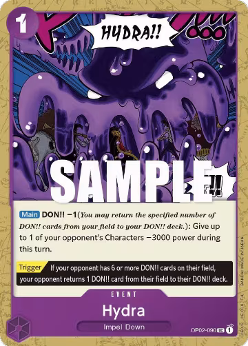 Hydra (OP02-090), Paramount War — One Piece card price