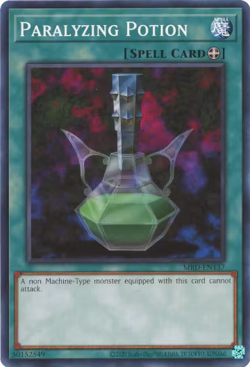 Paralyzing Potion (MRD-EN137), Metal Raiders (25th Anniversary Edition) — Yu-Gi-Oh! card price