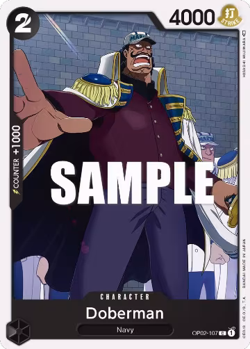 Doberman (OP02-107), Paramount War — One Piece card price