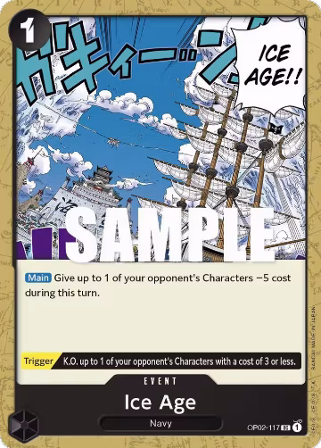 Ice Age (OP02-117), Paramount War — One Piece card price