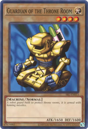Guardian of the Throne Room (SRL-EN013), Spell Ruler (25th Anniversary Edition) — Yu-Gi-Oh! card price