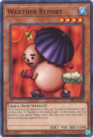 Weather Report (SRL-EN020), Spell Ruler (25th Anniversary Edition) — Yu-Gi-Oh! card price