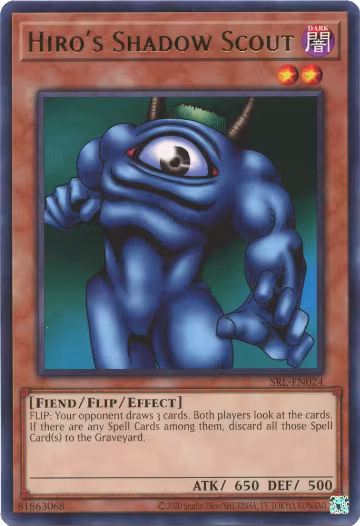 Hiro's Shadow Scout (SRL-EN024), Spell Ruler (25th Anniversary Edition) — Yu-Gi-Oh! card price