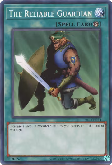 The Reliable Guardian (SRL-EN044), Spell Ruler (25th Anniversary Edition) — Yu-Gi-Oh! card price