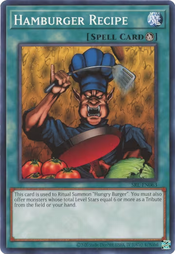 Hamburger Recipe (SRL-EN063), Spell Ruler (25th Anniversary Edition) — Yu-Gi-Oh! card price