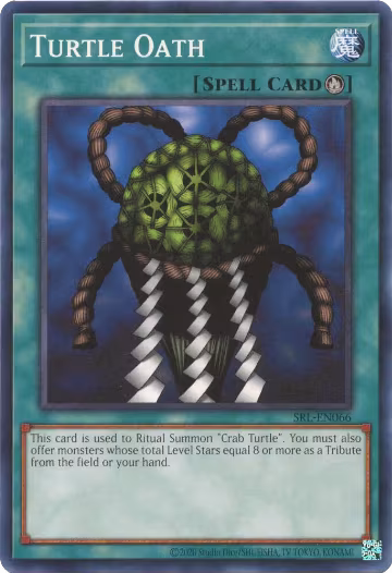 Turtle Oath (SRL-EN066), Spell Ruler (25th Anniversary Edition) — Yu-Gi-Oh! card price