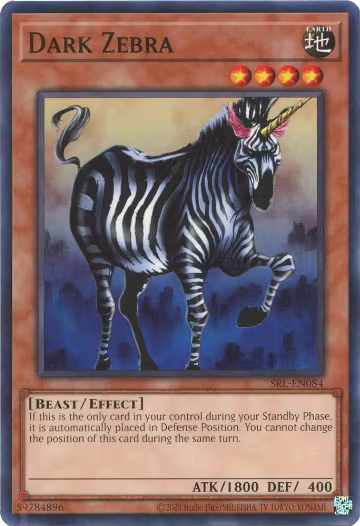 Dark Zebra (SRL-EN084), Spell Ruler (25th Anniversary Edition) — Yu-Gi-Oh! card price