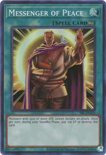 Messenger of Peace (SRL-EN102), Spell Ruler (25th Anniversary Edition) — Yu-Gi-Oh! card price