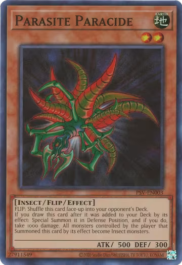Parasite Paracide (PSV-EN003), Pharaoh's Servant (25th Anniversary Edition) — Yu-Gi-Oh! card price