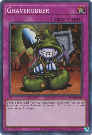 Graverobber (PSV-EN008), Pharaoh's Servant (25th Anniversary Edition) — Yu-Gi-Oh! card price
