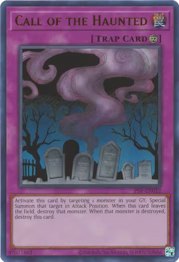 Call Of The Haunted (PSV-EN012), Pharaoh's Servant (25th Anniversary Edition) — Yu-Gi-Oh! card price