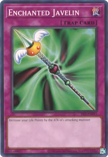 Enchanted Javelin (PSV-EN015), Pharaoh's Servant (25th Anniversary Edition) — Yu-Gi-Oh! card price