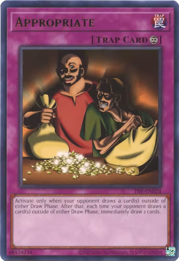 Appropriate (PSV-EN024), Pharaoh's Servant (25th Anniversary Edition) — Yu-Gi-Oh! card price