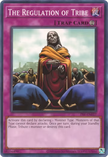 The Regulation of Tribe (PSV-EN027), Pharaoh's Servant (25th Anniversary Edition) — Yu-Gi-Oh! card price