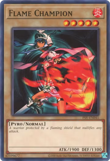 Flame Champion (PSV-EN041), Pharaoh's Servant (25th Anniversary Edition) — Yu-Gi-Oh! card price