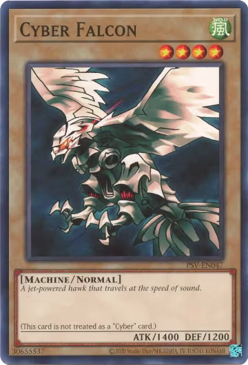 Cyber Falcon (PSV-EN047), Pharaoh's Servant (25th Anniversary Edition) — Yu-Gi-Oh! card price