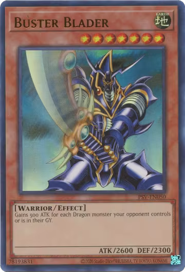 Buster Blader (PSV-EN050), Pharaoh's Servant (25th Anniversary Edition) — Yu-Gi-Oh! card price