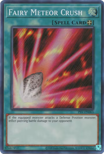 Fairy Meteor Crush (PSV-EN063), Pharaoh's Servant (25th Anniversary Edition) — Yu-Gi-Oh! card price