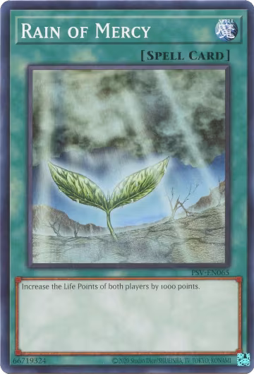 Rain of Mercy (PSV-EN065), Pharaoh's Servant (25th Anniversary Edition) — Yu-Gi-Oh! card price