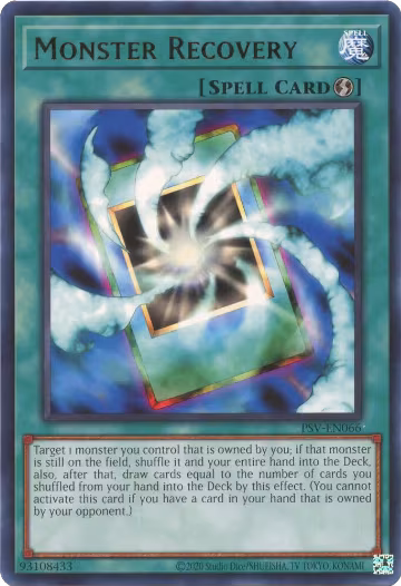 Monster Recovery (PSV-EN066), Pharaoh's Servant (25th Anniversary Edition) — Yu-Gi-Oh! card price