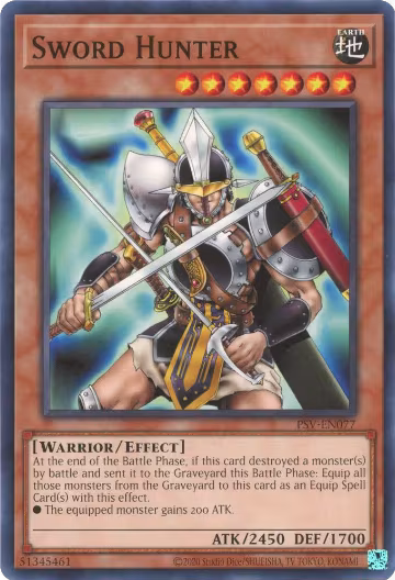 Sword Hunter (PSV-EN077), Pharaoh's Servant (25th Anniversary Edition) — Yu-Gi-Oh! card price