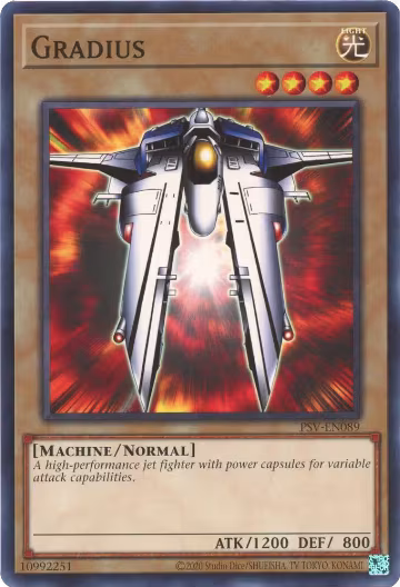 Gradius (PSV-EN089), Pharaoh's Servant (25th Anniversary Edition) — Yu-Gi-Oh! card price