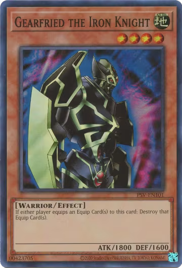 Gearfried the Iron Knight (PSV-EN101), Pharaoh's Servant (25th Anniversary Edition) — Yu-Gi-Oh! card price