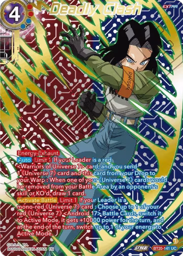 Deadly Clash (Gold-Stamped) (BT20-141), Power Absorbed — DB Super card price