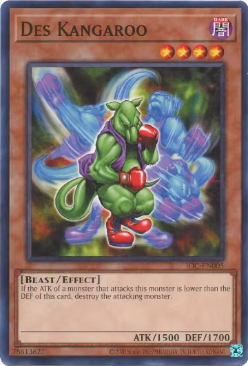 Des Kangaroo (IOC-EN005), Invasion of Chaos (25th Anniversary Edition) — Yu-Gi-Oh! card price