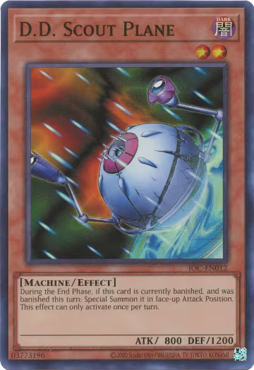 D.D. Scout Plane (IOC-EN012), Invasion of Chaos (25th Anniversary Edition) — Yu-Gi-Oh! card price
