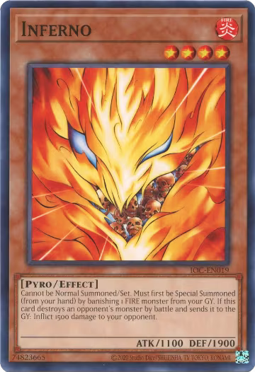 Inferno (IOC-EN019), Invasion of Chaos (25th Anniversary Edition) — Yu-Gi-Oh! card price