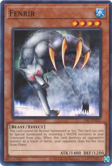 Fenrir (IOC-EN020), Invasion of Chaos (25th Anniversary Edition) — Yu-Gi-Oh! card price
