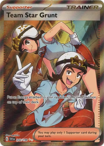 Team Star Grunt - 242/198 (242/198), Scarlet & Violet Base Set — Pokémon card price