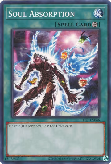 Soul Absorption (IOC-EN046), Invasion of Chaos (25th Anniversary Edition) — Yu-Gi-Oh! card price