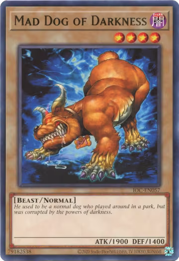 Mad Dog of Darkness (IOC-EN057), Invasion of Chaos (25th Anniversary Edition) — Yu-Gi-Oh! card price