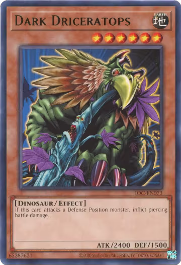Dark Driceratops (IOC-EN073), Invasion of Chaos (25th Anniversary Edition) — Yu-Gi-Oh! card price