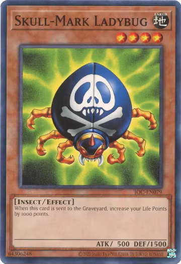 Skull-Mark Ladybug (IOC-EN079), Invasion of Chaos (25th Anniversary Edition) — Yu-Gi-Oh! card price