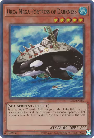 Orca Mega-Fortress of Darkness (IOC-EN084), Invasion of Chaos (25th Anniversary Edition) — Yu-Gi-Oh! card price